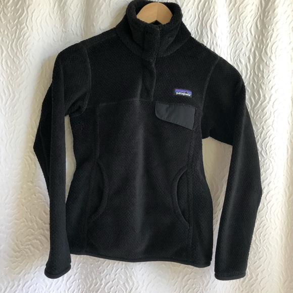 Patagonia Black Women's Re-Tool Snap-T Fleece Pullover - Picture 3 of 15